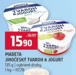 Terno MADETA JIHOČESKÝ TVAROH & JOGURT nabídka