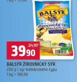 Terno BALSÝR Žirovnický sýr nabídka