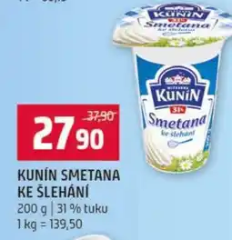 Terno Kunín Smetana ke šlehání nabídka