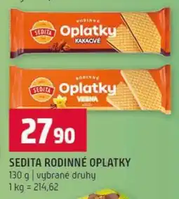 Terno Sedita Rodinné oplatky nabídka