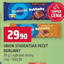 Terno ORION STUDENTSKÁ PEČEŤ BUBLINKY nabídka