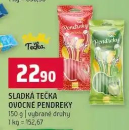 Terno SLADKÁ TEČKA OVOCNÉ PENDREKY nabídka