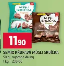 Terno SEMIX KŘUPAVÁ MÜSLI SRDÍČKA nabídka