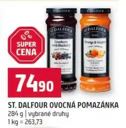 Terno St. Dalfour ovocná pomazánka nabídka