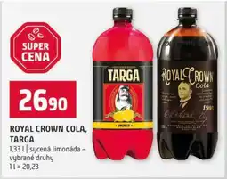 Terno Royal Crown Cola TARGA nabídka