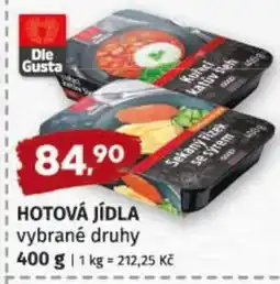 Terno Hotová jídla - vybrané druhy nabídka