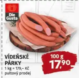 Terno Vídeňské párky* • nabídka