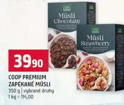 Terno COOP PREMIUM ZAPÉKANÉ MÜSLI nabídka