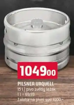 Terno Pilsner Urquell nabídka