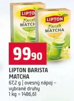 Terno LIPTON BARISTA MATCHA nabídka