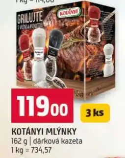 Terno Kotányi mlýnky nabídka
