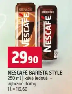 Terno Nescafé Barista Style nabídka