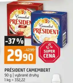 Terno Président camembert nabídka