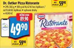 Albert Dr. Oetker Pizza Ristorante nabídka