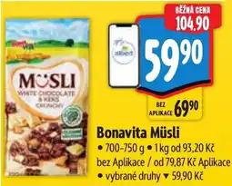 Albert Bonavita Müsli nabídka