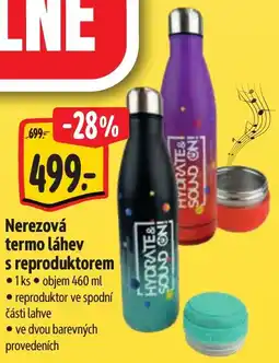 Albert Hydrate & Sound termo láhev nabídka