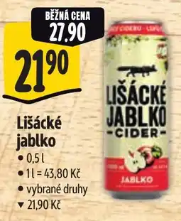 Albert Lišácké jablko nabídka