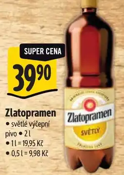 Albert Zlatopramen světlé výčepní pivo nabídka