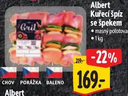Albert Albert Kuřecí špíz se špekem nabídka