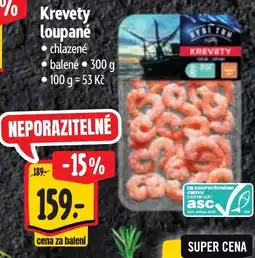 Albert Krebi Třn krevety loupané nabídka