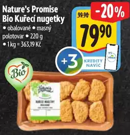 Albert Nature's Promise Bio Kuřecí nugetky nabídka