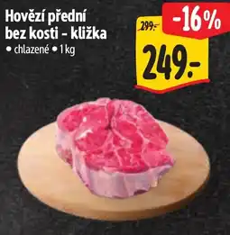 Albert Hovězí přední bez kosti - kližka nabídka