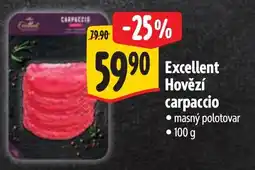 Albert Excellent Hovězí carpaccio nabídka