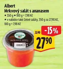 Albert Albert mrkvový salát s ananasem nabídka