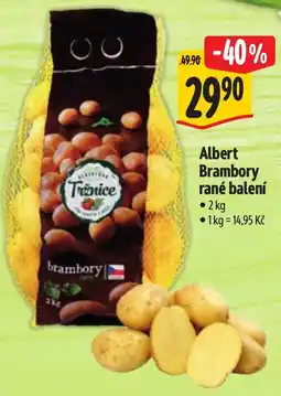 Albert Albert brambory rané balení nabídka
