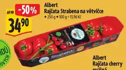 Albert Albert rajčata strabena na větvičce nabídka