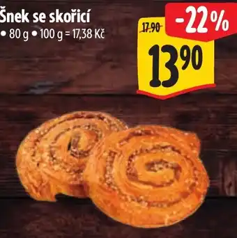 Albert Šnek se skořicí nabídka