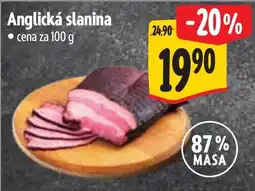 Albert Anglická slanina nabídka