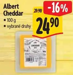 Albert Albert Cheddar nabídka