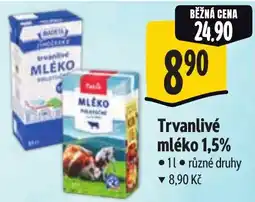 Albert Mléko trvanlivé 1.5% nabídka