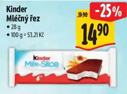 Albert Kinder Mléčný řez nabídka