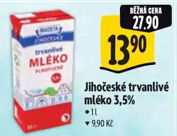 Albert Madea jihočeské trvanlivé mléko nabídka