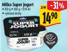Albert Milko super jogurt nabídka