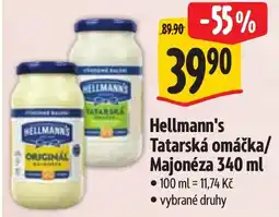 Albert Hellmann's Tatarská omáčka/Majonéza nabídka