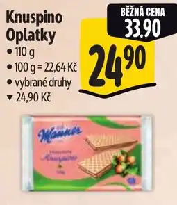 Albert Manner Knuspino Oplatky nabídka