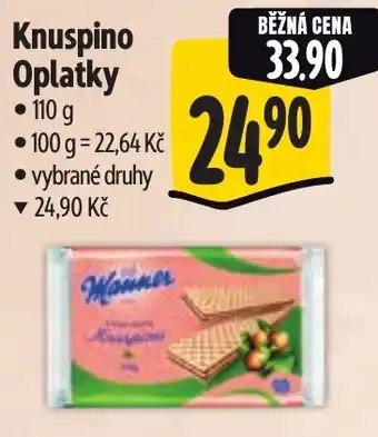 Albert Manner Knuspino Oplatky nabídka