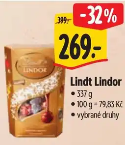 Albert Lindt Lindor nabídka