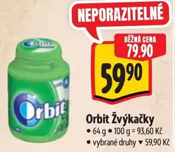 Albert Orbit Žvýkačky nabídka