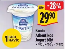 Albert Kunín Athentikos Jogurt bílý nabídka