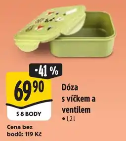 Albert Dóza s víčkem a ventilem nabídka