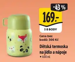 Albert Dětská termoska nabídka