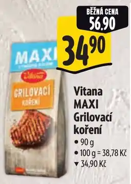 Albert Vitana MAXI Grilovací koření nabídka