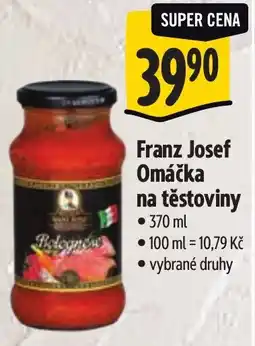 Albert Franz Josef Omáčka na těstoviny nabídka