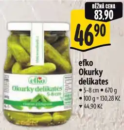 Albert efko Okurky delikates nabídka