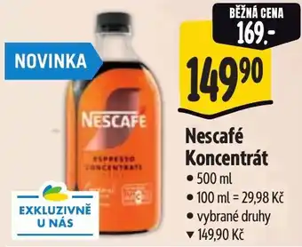 Albert Nescafé Koncentrát nabídka