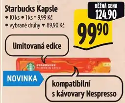 Albert Starbucks Kapsle nabídka